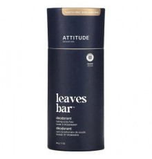 ATTITUDE, Leaves Bar Deodorant, Sage & Rosemary, 3 oz (85 g)