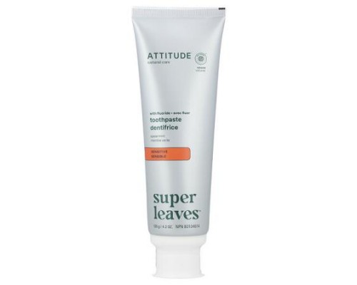ATTITUDE, Super Leaves™, Sensitive Toothpaste, Spearmint, 4.2 oz (120 g) ATTITUDE, Super Leaves™, Sensitive Toothpaste, Spearmint, 4.2 oz (120 g)