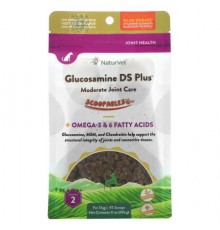 NaturVet, Scoopables, Glucosamine DS Plus Moderate Joint Care,  For Dogs, Bacon, 11 oz (315 g)
