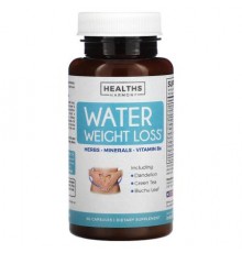 Healths Harmony, Water Weight Loss, 60 Capsules