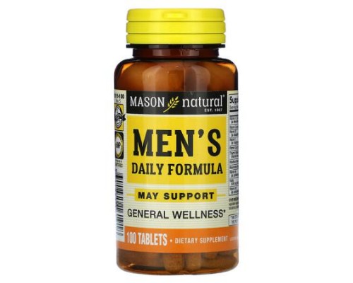 Mason Natural, Men's Daily Formula, 100 Tablets