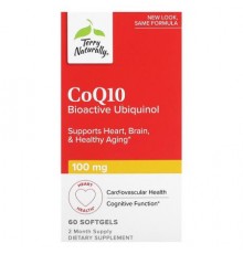 Terry Naturally, CoQ10, Bioactive Ubiquinol, 100 mg, 60 Softgels