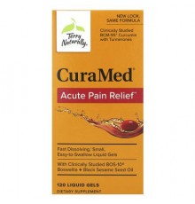 Terry Naturally, CuraMed, Acute Pain Relief, 120 Liquid Gels