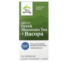 Terry Naturally, Greek Mountain Tea + Bacopa, 30 Capsules