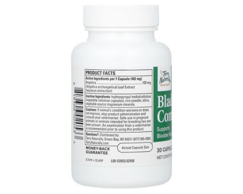 Terry Naturally, Animal Health, Bladder Control, 30 Capsules Terry Naturally, Animal Health, Bladder Control, 30 Capsules