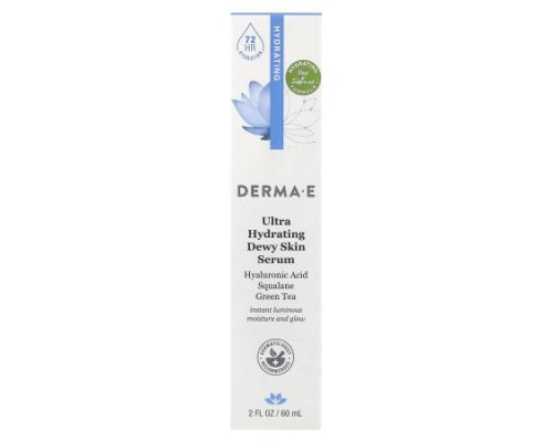 DERMA E, Ultra Hydrating Dewy Skin Serum, 2 fl oz (60 ml) DERMA E, Ultra Hydrating Dewy Skin Serum, 2 fl oz (60 ml)
