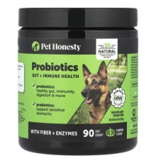 Pet Honesty, Probiotics, For Adult Dogs, Pumpkin, 90 Soft Chews, 9.5 oz (270 g)