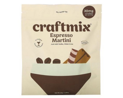 Craftmix, Cocktail Mix, Espresso Martini, 2.69 oz ( 84 g)