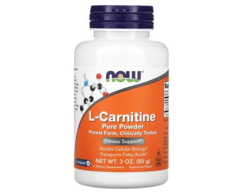 NOW Foods, L-Carnitine, Pure Powder, 3 oz (85 g)