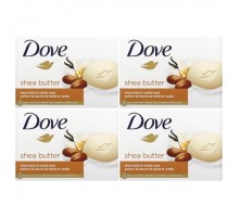 Dove, Beauty Bar Soap, Shea Butter &  Vanilla, 2 Bars, 3.75 oz (106 g) Each