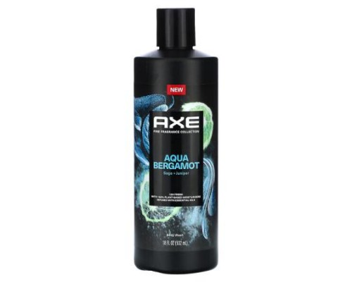 AXE, Aqua Bergamot Body Wash, Sage + Juniper, 18 fl oz (532 ml) AXE, Aqua Bergamot Body Wash, Sage + Juniper, 18 fl oz (532 ml)