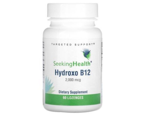 Seeking Health, Hydroxo B12, 2,000 mcg, 60 Lozenges Seeking Health, Hydroxo B12, 2,000 mcg, 60 Lozenges