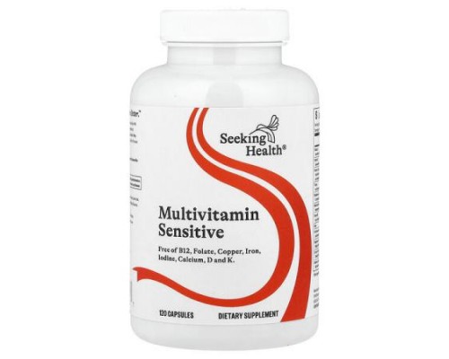 Seeking Health, Multivitamin Sensitive, 120 Capsules