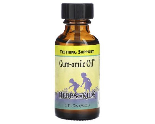 Herbs for Kids, Gum-omile Oil, Alcohol-Free, 1 fl oz (30 ml) Herbs for Kids, Gum-omile Oil, Alcohol-Free, 1 fl oz (30 ml)