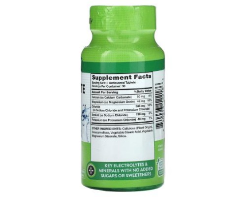 Nature's Truth, Electrolyte Hydration, Unflavored, 90 Tablets Nature's Truth, Electrolyte Hydration, Unflavored, 90 Tablets