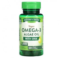 Nature's Truth, Vegan Omega-3 Algae Oil with DHA, 200 mg, 60 Vegan Softgels