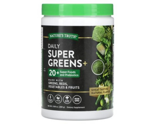 Nature's Truth, Daily Super Greens+, 9.88 oz (280 g) Nature's Truth, Daily Super Greens+, 9.88 oz (280 g)