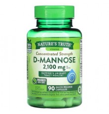 Nature's Truth, Concentrated Strength, D-Mannose, 90 Quick Release Capsules (700 mg per Capsule)