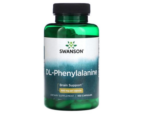 Swanson, DL-Phenylalanine, 500 mg, 100 Capsules Swanson, DL-Phenylalanine, 500 mg, 100 Capsules
