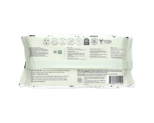 The Honest Company, Sensitive Clean Conscious Wipes, Fragrance Free, 60 Wipes