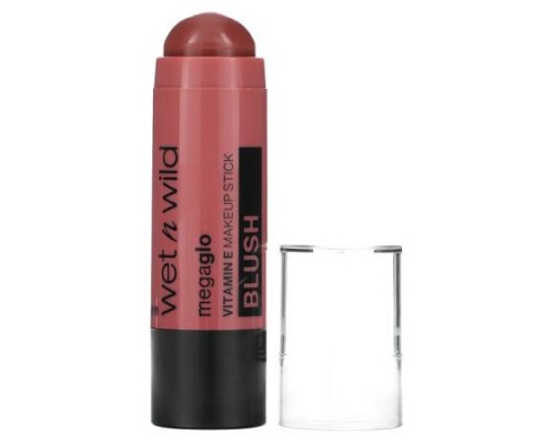 wet n wild, MegaGlo, Vitamin E Makeup Stick, Blush, 1115047 Say It Ain't Rose, 0.21 oz (6 g)