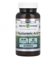 Amazing Nutrition, Hyaluronic Acid, 100 mg, 60 Capsules