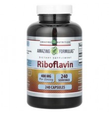 Amazing Nutrition, Riboflavin, 400 mg, 240 Capsules
