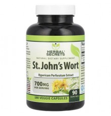Herbal Secrets, St. John's Wort, 180 Veggie Capsules (350 mg per Capsule)