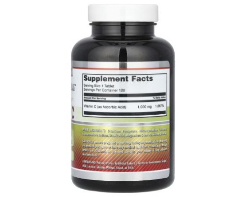 Amazing Nutrition, Vitamin C, 1,000 mg, 120 Tablets