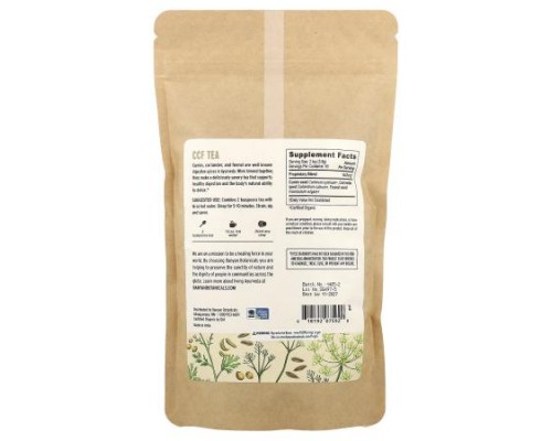 Banyan Botanicals, CCF Tea, Caffeine Free, 0.5 lb (227 g) Banyan Botanicals, CCF Tea, Caffeine Free, 0.5 lb (227 g)