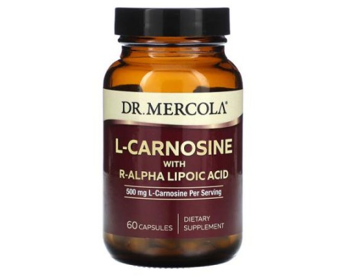 Dr. Mercola, L-Carnosine with R-Alpha Lipoic Acid, 60 Capsules Dr. Mercola, L-Carnosine with R-Alpha Lipoic Acid, 60 Capsules