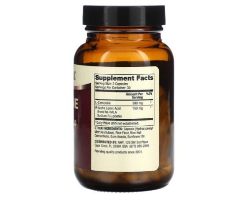 Dr. Mercola, L-Carnosine with R-Alpha Lipoic Acid, 60 Capsules Dr. Mercola, L-Carnosine with R-Alpha Lipoic Acid, 60 Capsules