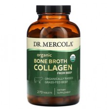 Dr. Mercola, Organic Bone Broth Collagen from Beef, 270 Tablets