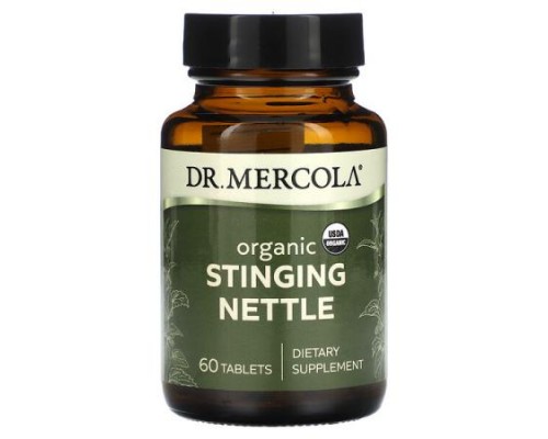 Dr. Mercola, Organic Stinging Nettle, 60 Tablets (500 mg per Tablet)