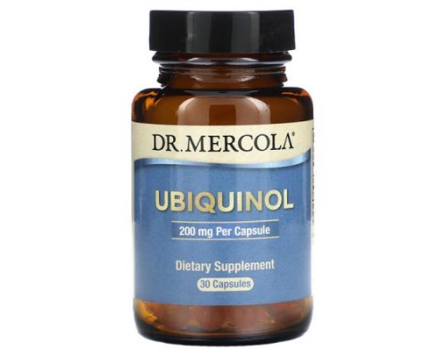 Dr. Mercola, Ubiquinol, 200 mg, 30 Capsules Dr. Mercola, Ubiquinol, 200 mg, 30 Capsules