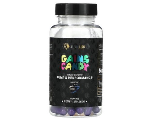 ALPHA LION, Gains Candy, S7, 60 Capsules ALPHA LION, Gains Candy, S7, 60 Capsules
