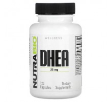 NutraBio, DHEA, 25 mg, 120 Capsules