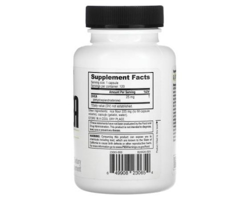 NutraBio, DHEA, 25 mg, 120 Capsules NutraBio, DHEA, 25 mg, 120 Capsules