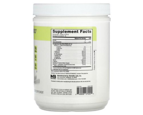NutraBio, EAA, Raw Unflavored, 0.70 lb (317 g) NutraBio, EAA, Raw Unflavored, 0.70 lb (317 g)