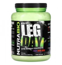 NutraBio, Intra Fuel, Leg Day, Grape Berry Crush, 2.08 lb (946 g)