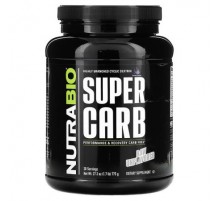 NutraBio, Super Carb, Raw Unflavored, 1.7 lb (775 g)