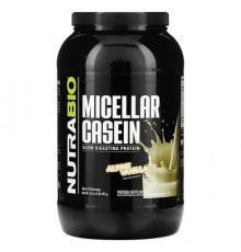 NutraBio, Micellar Casein, Alpine Vanilla , 2 lb (907 g)