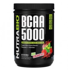 NutraBio, BCAA 5000, Kiwi Strawberry, 0.88 lb (401 g)