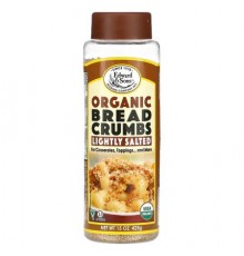 Edward & Sons, Organic Bread Crumbs, Lightly Salted, 15 oz (425 g)