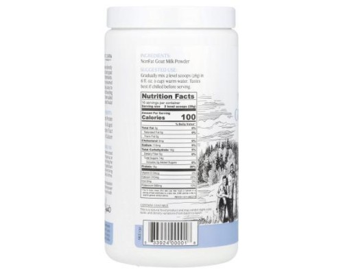 Mt. Capra, Nonfat Goat Milk, 1 lb (453 g) Mt. Capra, Nonfat Goat Milk, 1 lb (453 g)