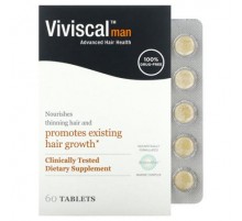 Viviscal, Man, Advanced Hair Health, 60 Tablets