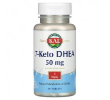 KAL, 7-Keto DHEA, 50 mg, 30 Tablets
