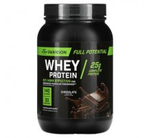 Swanson, Whey Protein, Chocolate, 2.5 lbs (1,125 g)