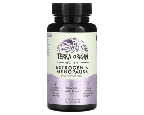 Terra Origin, Healthy Estrogen & Menopause, 60 Capsules Terra Origin, Healthy Estrogen & Menopause, 60 Capsules