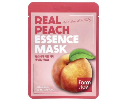 Farmstay, Real Peach Essence Beauty Mask, 1 Sheet, 0.78 fl oz (23 ml) Farmstay, Real Peach Essence Beauty Mask, 1 Sheet, 0.78 fl oz (23 ml)